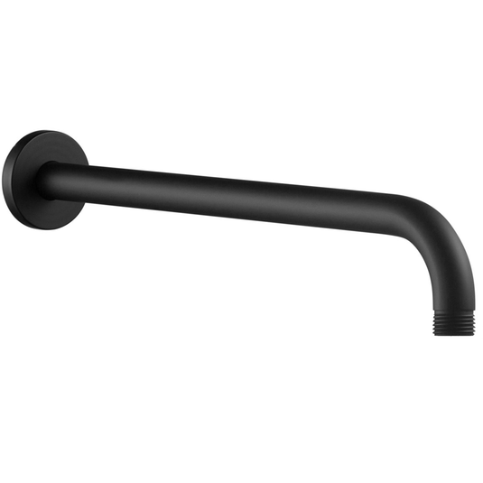 Ruby 320mm Round Shower Arm - Matt Black - RUBY106788