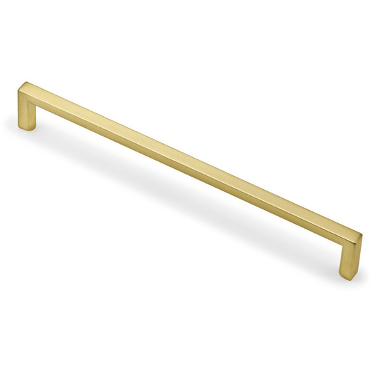 Ruby 330mm Slim D-Shape Handle - Brushed Brass - RUBY106209 - Envy Bathrooms Ltd