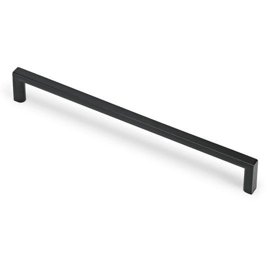 Ruby 330mm Slim D-Shape Handle - Matt Black - RUBY106210 - Envy Bathrooms Ltd