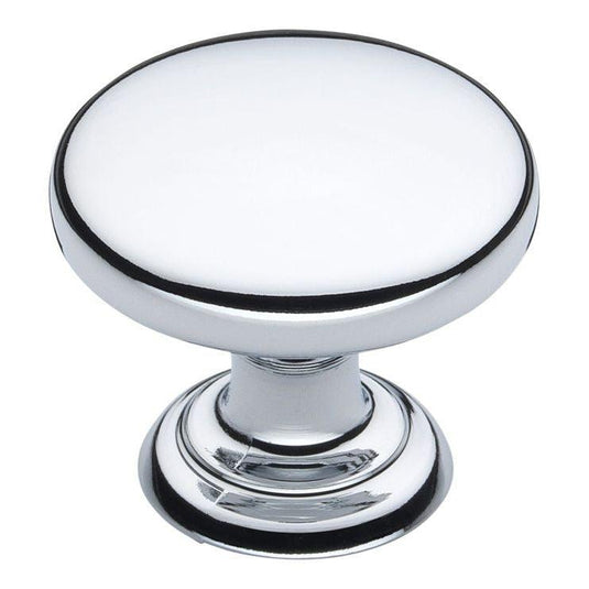 Ruby 38mm Round Knob Handle - Chrome - RUBY108529 - Envy Bathrooms Ltd