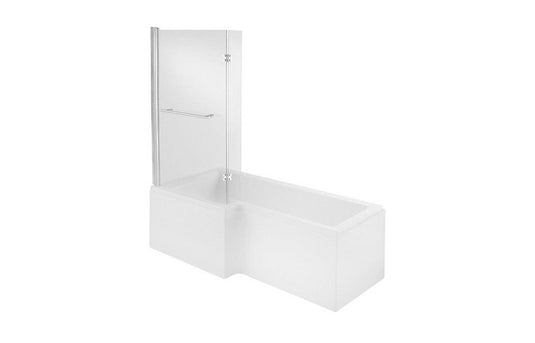 Ruby 700mm L Shape/P Shape End Panel - White - RUBY3486 - Envy Bathrooms Ltd