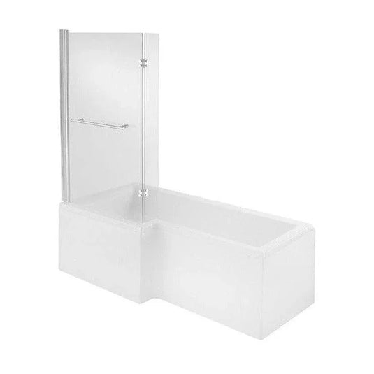 Ruby 700mm L Shape/P Shape End Panel - White - RUBY3486 - Envy Bathrooms Ltd