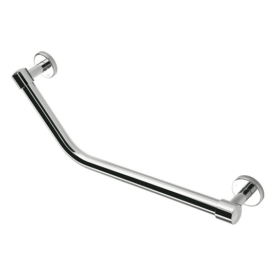 Ruby Angled 47cm Grab Rail - Chrome - RUBY101701 - Envy Bathrooms Ltd