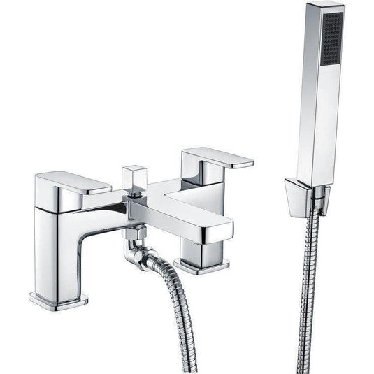 Ruby Arlo Bath/Shower Mixer & Bracket - Chrome - RUBY105784 - Envy Bathrooms Ltd