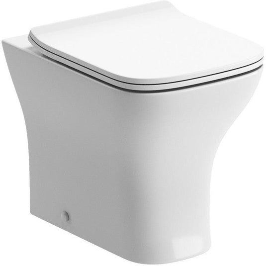Ruby Bailey Rimless Back To Wall WC & Slim Soft Close Seat - RUBY1858 - Envy Bathrooms Ltd
