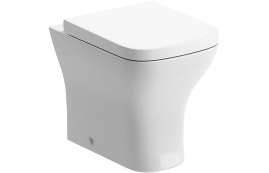 Ruby Bailey Rimless Back To Wall WC & Wrapover Soft Close Seat - RUBY101523 - Envy Bathrooms Ltd