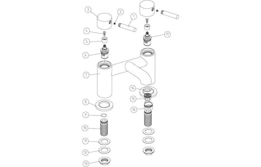 Ruby Bear Bath Filler - Chrome - RUBY105788 - Envy Bathrooms Ltd