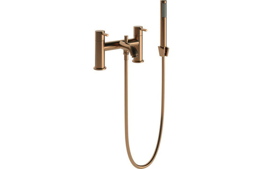 Ruby Bear Bath/Shower Mixer & Bracket - Brushed Bronze - RUBY108991 - Envy Bathrooms Ltd