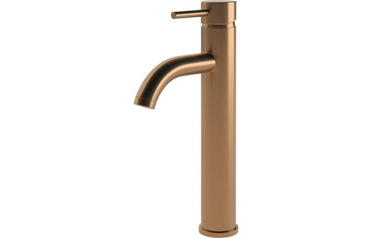 Ruby Bear Tall Basin Mixer - Brushed Bronze - RUBY108989 - Envy Bathrooms Ltd