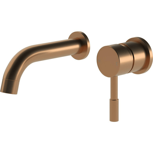 Ruby Bear Wall Mounted Basin Mixer - Brushed Bronze - RUBY108988 - Envy Bathrooms Ltd