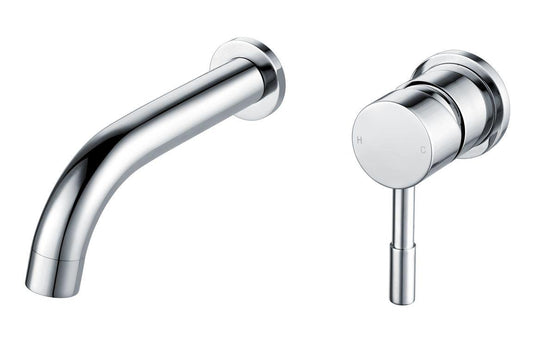 Ruby Bear Wall Mounted Basin Mixer - Chrome - RUBY108984 - Envy Bathrooms Ltd