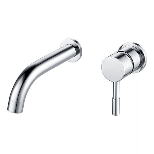 Ruby Bear Wall Mounted Basin Mixer - Chrome - RUBY108984 - Envy Bathrooms Ltd