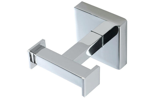 Ruby Bella Double Robe Hook - Chrome - RUBY101691 - Envy Bathrooms Ltd