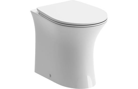 Ruby Bella Rimless Back To Wall WC & Soft Close Seat - RUBY100525 - Envy Bathrooms Ltd