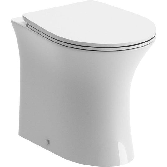 Ruby Bella Rimless Back To Wall WC & Soft Close Seat - RUBY100525 - Envy Bathrooms Ltd