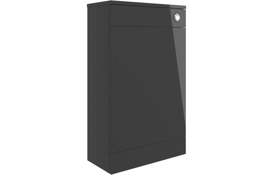 Ruby Bentley 500mm Floor Standing WC Unit - Anthracite Gloss - RUBY103310 - Envy Bathrooms Ltd