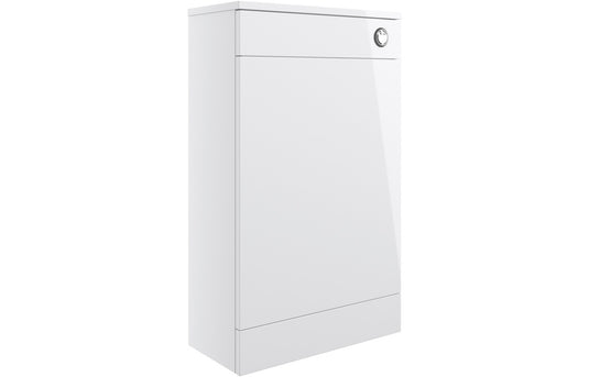 Ruby Bentley 500mm Floor Standing WC Unit - White Gloss - RUBY103308 - Envy Bathrooms Ltd