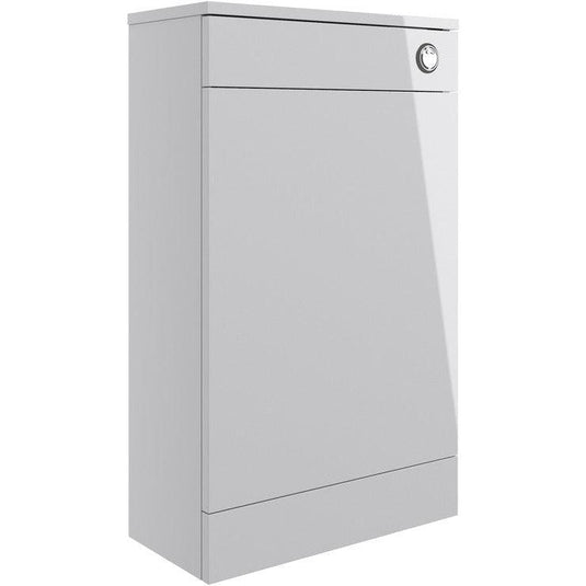 Ruby Bentley 510mm F/S Furniture Pack - Grey Gloss w/Brushed Brass Finishes - RUBY108136 - Envy Bathrooms Ltd