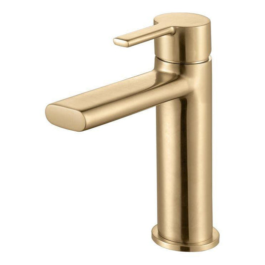 Ruby Bentley 510mm F/S Furniture Pack - Grey Gloss w/Brushed Brass Finishes - RUBY108136 - Envy Bathrooms Ltd