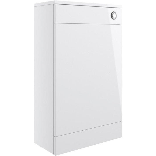 Ruby Bentley 510mm F/S Furniture Pack - White Gloss w/Chrome Finishes - RUBY108124 - Envy Bathrooms Ltd