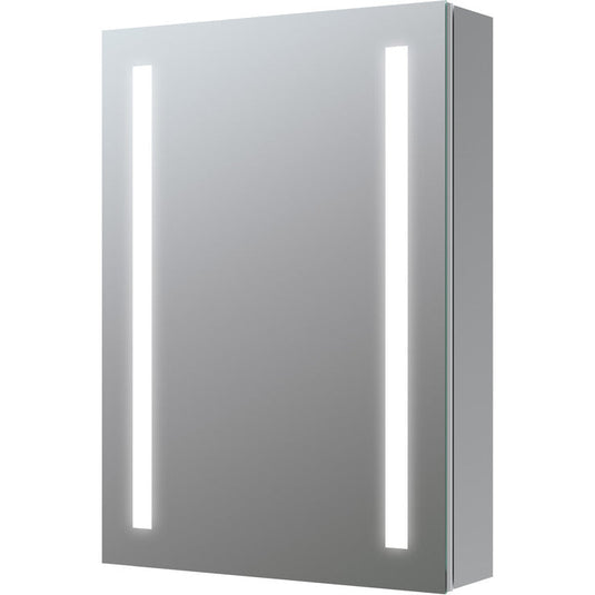 Ruby Bonnie 500mm 1 Door Front-Lit LED Mirror Cabinet - RUBY106297 - Envy Bathrooms Ltd