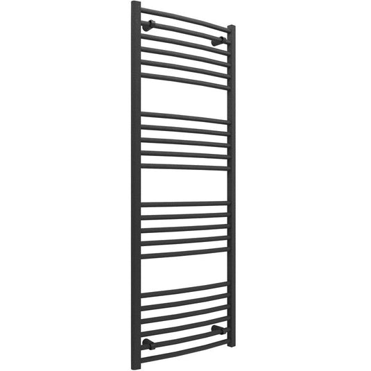 Ruby Bonnie Curved 30mm Ladder Radiator (500x1600x30mm) - Anthracite - RUBY102982 - Envy Bathrooms Ltd