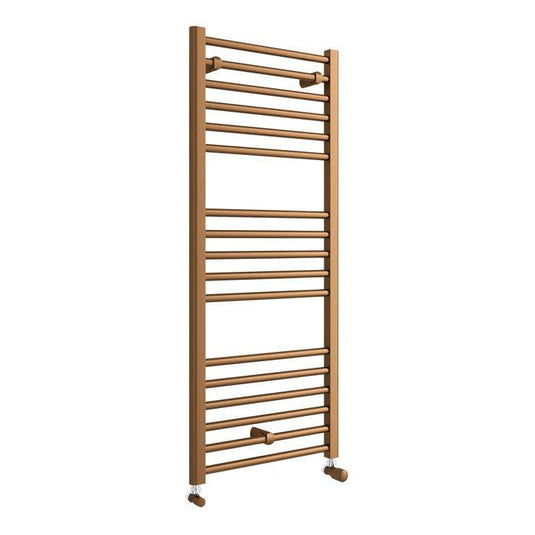 Ruby Bonnie Straight 30mm Ladder Radiator (500x1200x30mm) - Brushed Bronze - RUBY108868 - Envy Bathrooms Ltd
