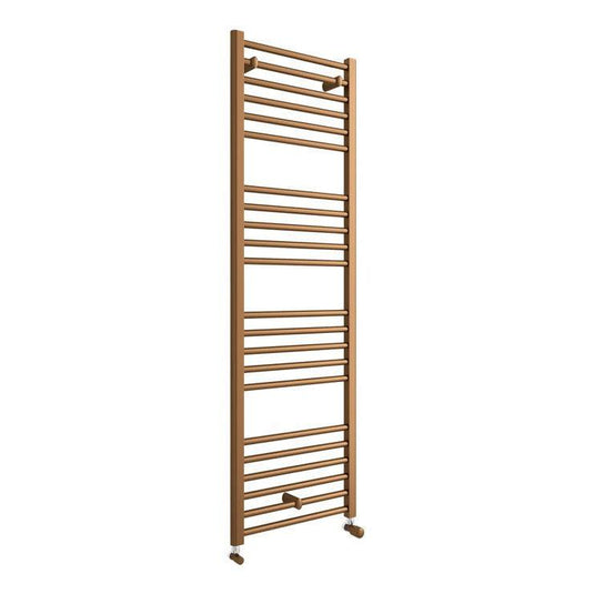 Ruby Bonnie Straight 30mm Ladder Radiator (500x1600x30mm) - Brushed Bronze - RUBY108869 - Envy Bathrooms Ltd