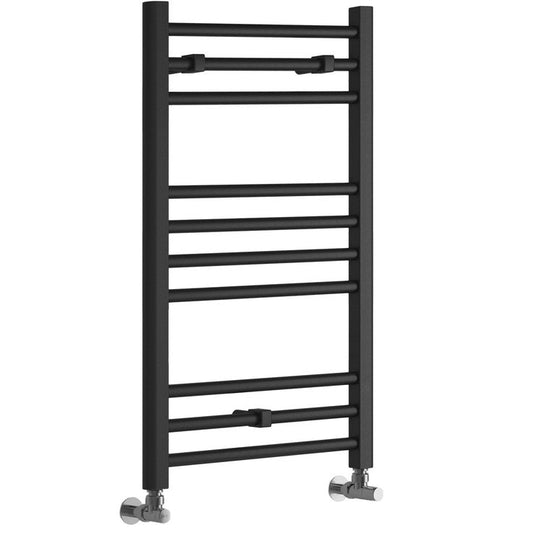 Ruby Bonnie Straight 30mm Ladder Radiator (500x800x30mm) - Anthracite - RUBY102967 - Envy Bathrooms Ltd