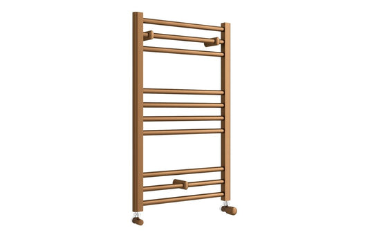 Ruby Bonnie Straight 30mm Ladder Radiator (500x800x30mm) - Brushed Bronze - RUBY108867 - Envy Bathrooms Ltd