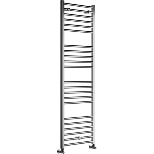 Ruby Bonnie Straight 30mm Ladder Radiator (600x1600x30mm) - Chrome - RUBY102966 - Envy Bathrooms Ltd