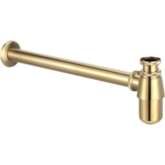 Ruby Bottle Trap - Brushed Brass - RUBY107153 - Envy Bathrooms Ltd