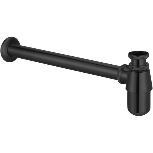 Ruby Bottle Trap - Matt Black - RUBY107154 - Envy Bathrooms Ltd