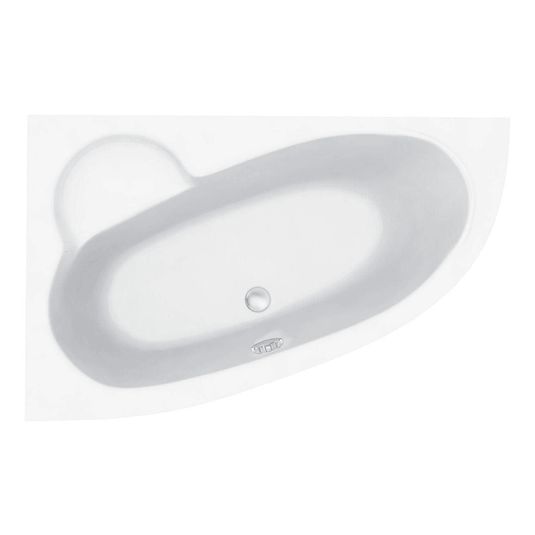 Ruby Brody 1500x950x600mm 0TH Offset Corner Bath w/Legs (LH) - RUBY105672 - Envy Bathrooms Ltd