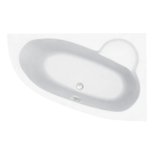 Ruby Brody 1500x950x600mm 0TH Offset Corner Bath w/Legs (RH) - RUBY105673