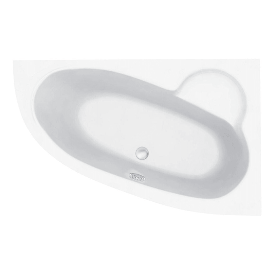 Ruby Brody 1500x950x600mm 0TH Offset Corner Bath w/Legs (RH) - RUBY105673 - Envy Bathrooms Ltd