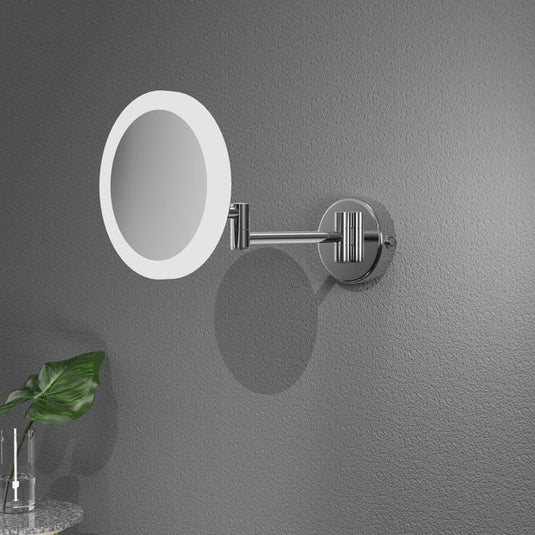 Ruby Cash Round LED Cosmetic Mirror - Frameless - RUBY107591 - Envy Bathrooms Ltd