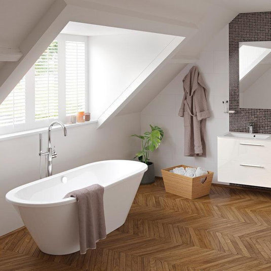 Ruby Coco Freestanding 1700x755x570mm 0TH Bath - RUBY3320 - Envy Bathrooms Ltd