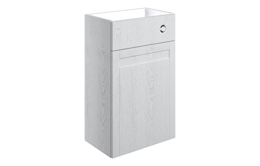 Ruby Cookie 500mm WC Unit - Satin White Ash - RUBY104056 - Envy Bathrooms Ltd