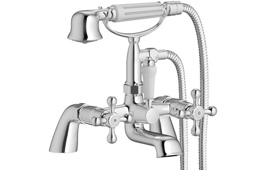 Ruby Copper Bath/Shower Mixer - Chrome - RUBY105752 - Envy Bathrooms Ltd