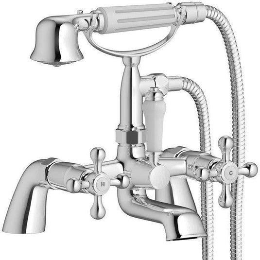 Ruby Copper Bath/Shower Mixer - Chrome - RUBY105752 - Envy Bathrooms Ltd