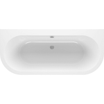 Ruby Cosmo Back To Wall SUPERCAST 1700x750x600mm 0TH Bath w/Legs - RUBY105669 - Envy Bathrooms Ltd