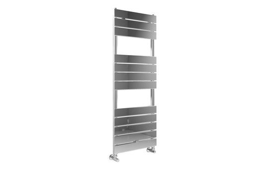 Ruby Dexter Square Ladder Radiator (500x1200mm) - Chrome - RUBY108547 - Envy Bathrooms Ltd