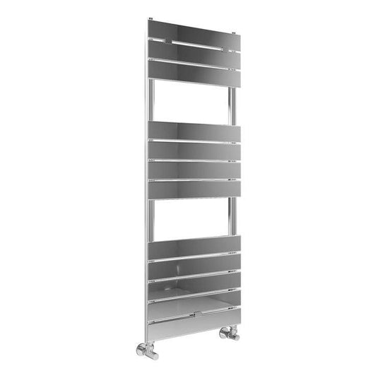 Ruby Dexter Square Ladder Radiator (500x1200mm) - Chrome - RUBY108547 - Envy Bathrooms Ltd