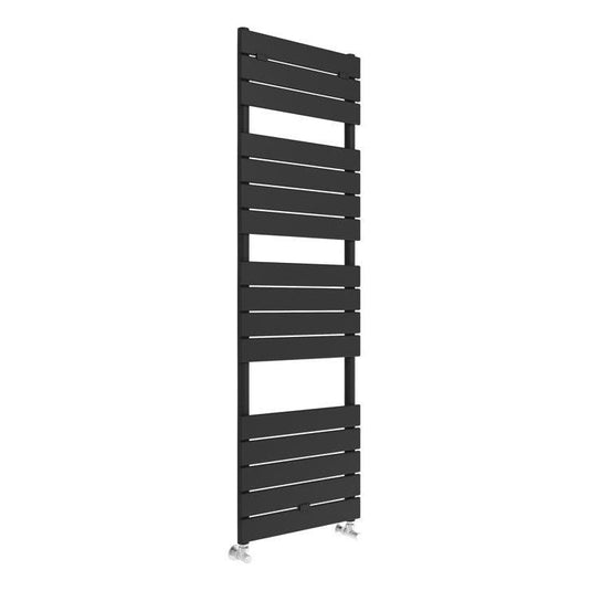 Ruby Dexter Square Ladder Radiator (500x1500mm) - Black - RUBY108552 - Envy Bathrooms Ltd