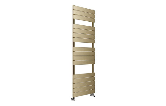 Ruby Dexter Square Ladder Radiator (500x1500mm) - Brushed Brass - RUBY108796 - Envy Bathrooms Ltd