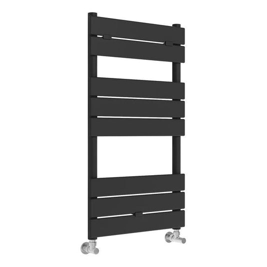 Ruby Dexter Square Ladder Radiator (500x840mm) - Black - RUBY108550 - Envy Bathrooms Ltd