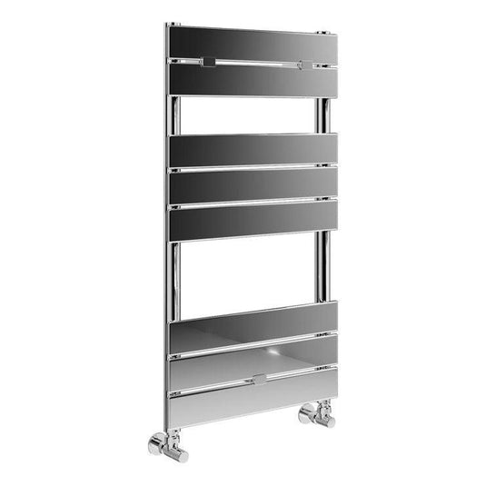 Ruby Dexter Square Ladder Radiator (500x840mm) - Chrome - RUBY108546 - Envy Bathrooms Ltd