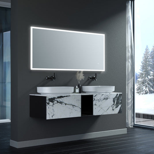 Ruby Dixie 600x1200mm Rectangle Edge-Lit LED Mirror - RUBY106282 - Envy Bathrooms Ltd