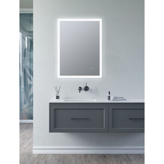 Ruby Dixie 600x800mm Rectangle Edge-Lit LED Mirror - RUBY106283 - Envy Bathrooms Ltd